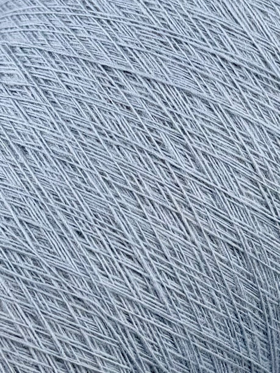 Zegna Baruffa Art. Must Baby Merino Nm 1/15 – Merino Supergeelong Garn col. Blaugrau Mélange